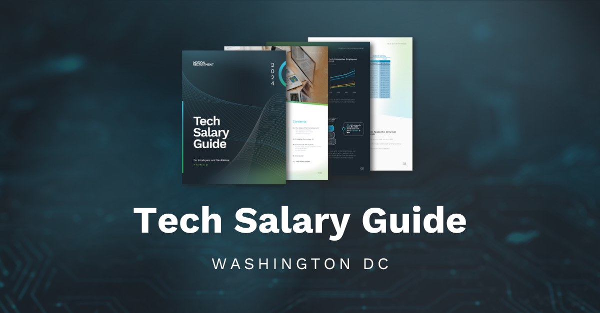 Download Washington DC IT Salary Guide 2024 Motion Recruitment